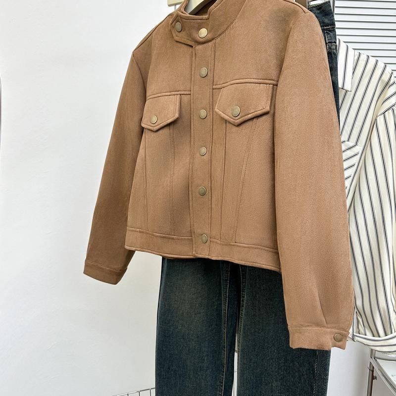 Coat Rack Standing - Retro Casual Short Jacket Thin Long