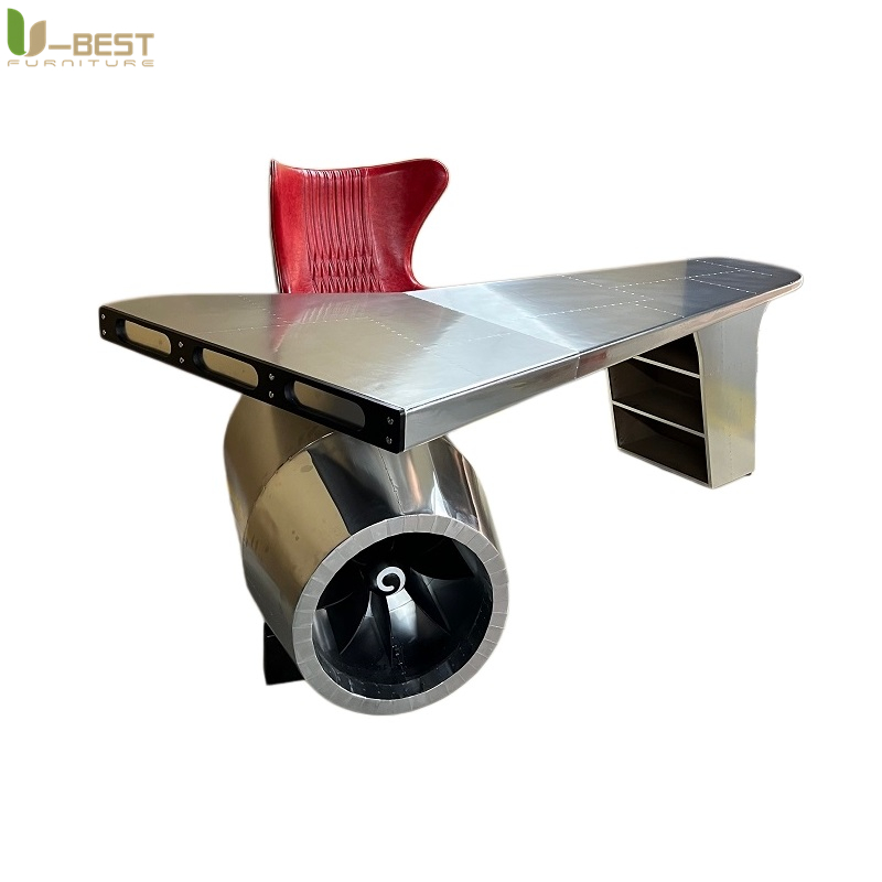 Office Furniture Loft - Loft Industrial Aviato Boss Table Living