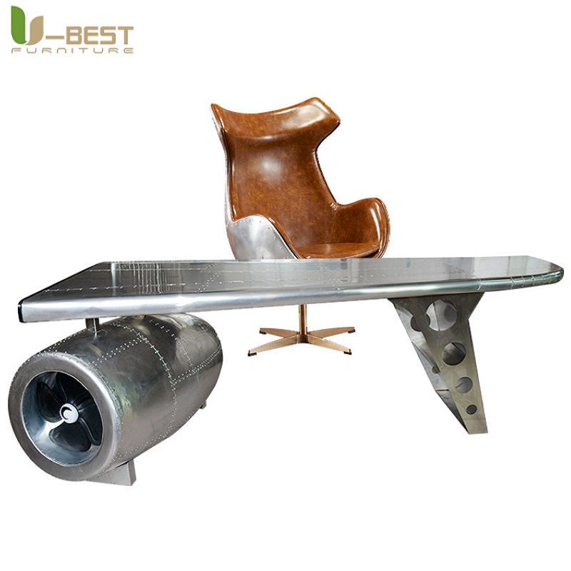 Office Furniture Loft - Loft Industrial Aviato Boss Table Living