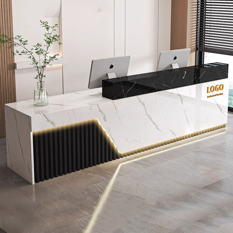 Office Furniture Services - Coffee Counter Cabinet Reception Desk Decoration