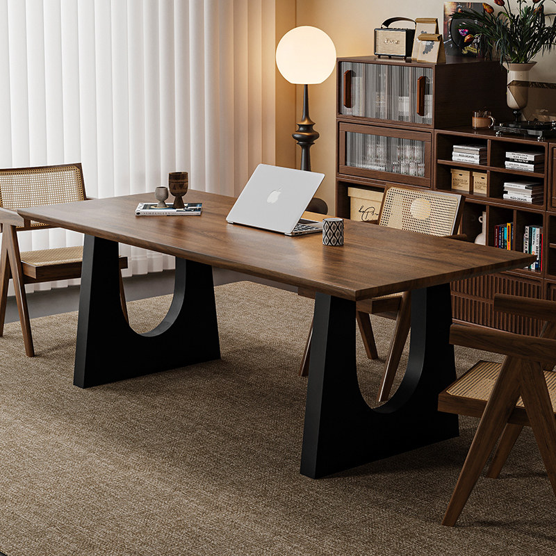 Office Furniture Services - Wooden Crafts Office Desk Modern Computer