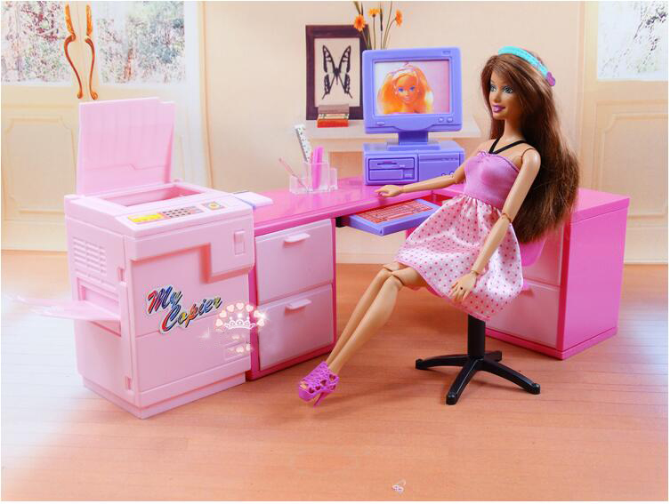 Office Furniture Plan - DIY office computer desk combination copier