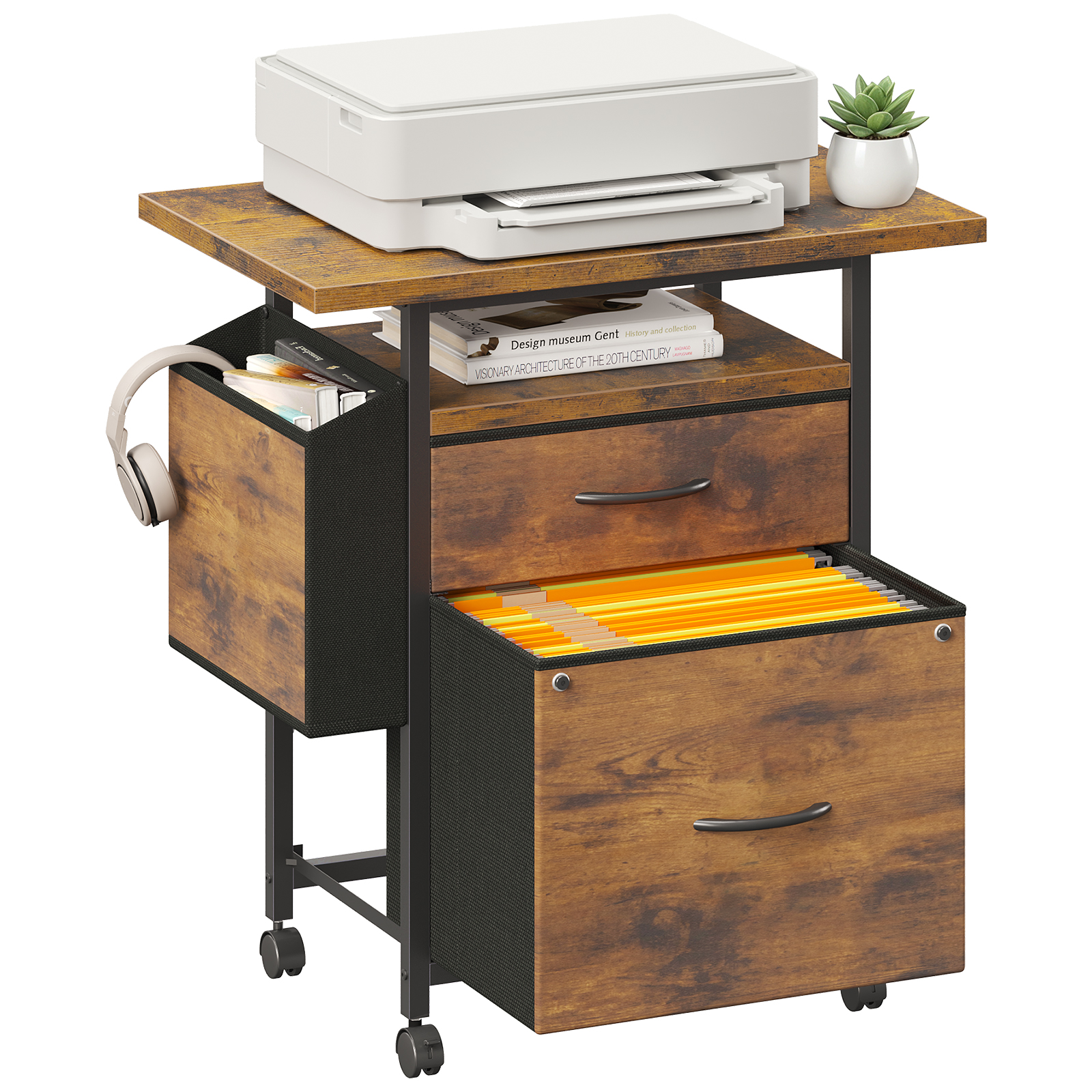 JHK Mobile File Cabinet with 2 - Office Furniture Plan のレビューと価格