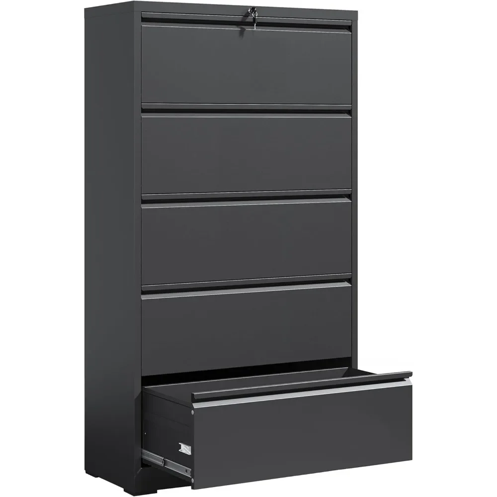 locking file cabinet with 5 dr - File Cabinet Lateral のレビューと価格