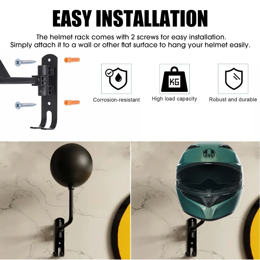 Motorcycle Helmet Rack Wall Mo - Coat Rack Standing のレビューと価格