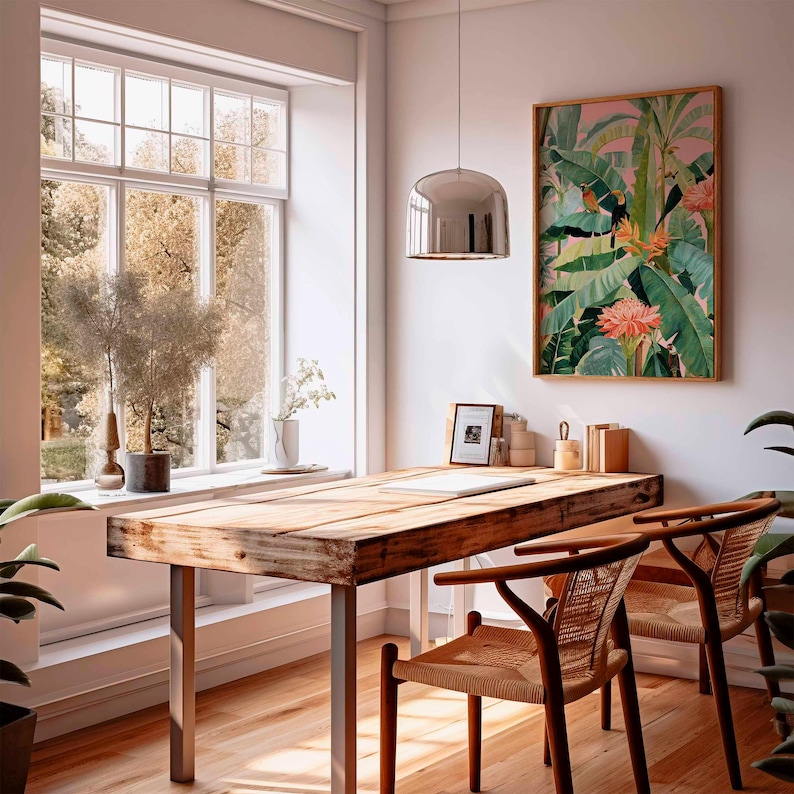 1pc Retro Tropical Canvas Post - Office Furniture Direct のレビューと価格