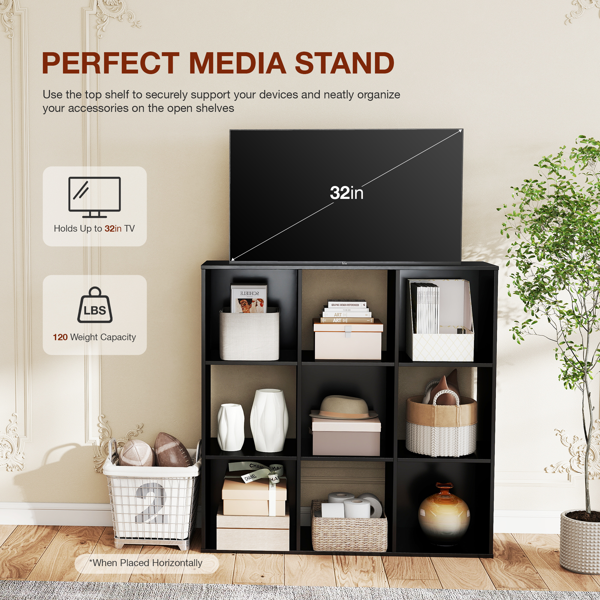 JHK 9 Cube Storage Organizer W - Office Furniture Plan のレビューと価格