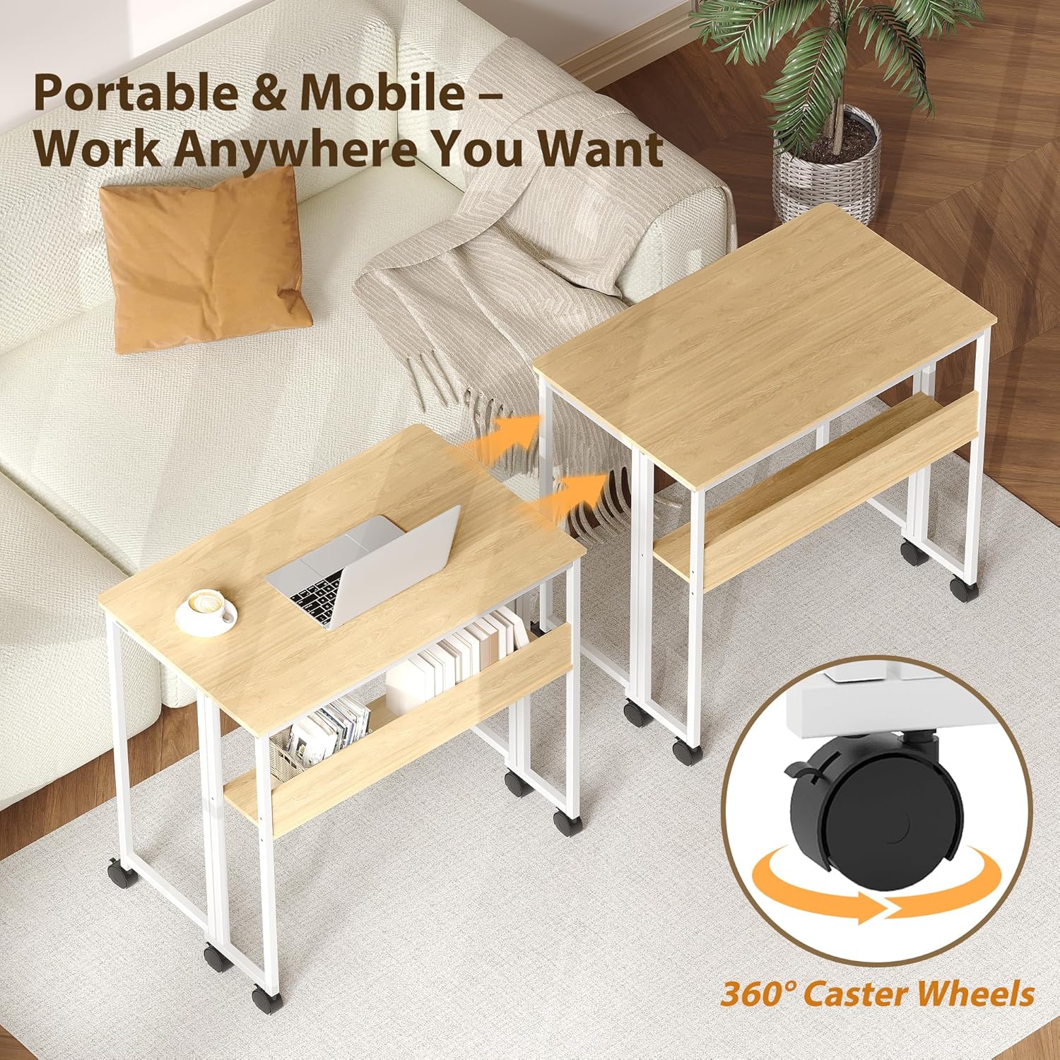 Folding Desk with Storage Shel - Office Furniture Plan のレビューと価格