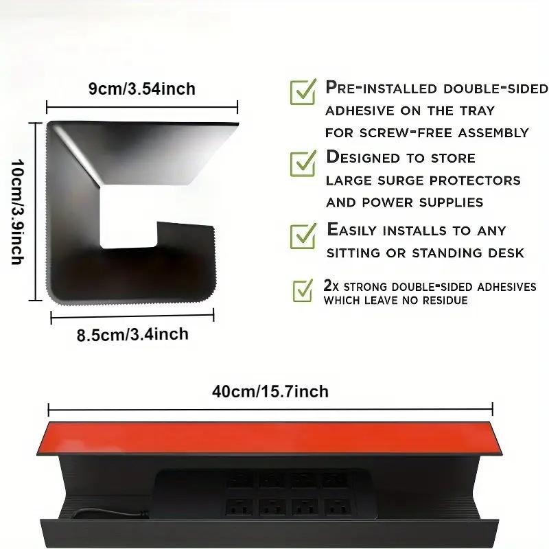 1PC 40cm/15.75inch PVC Under T - Office Furniture Direct のレビューと価格