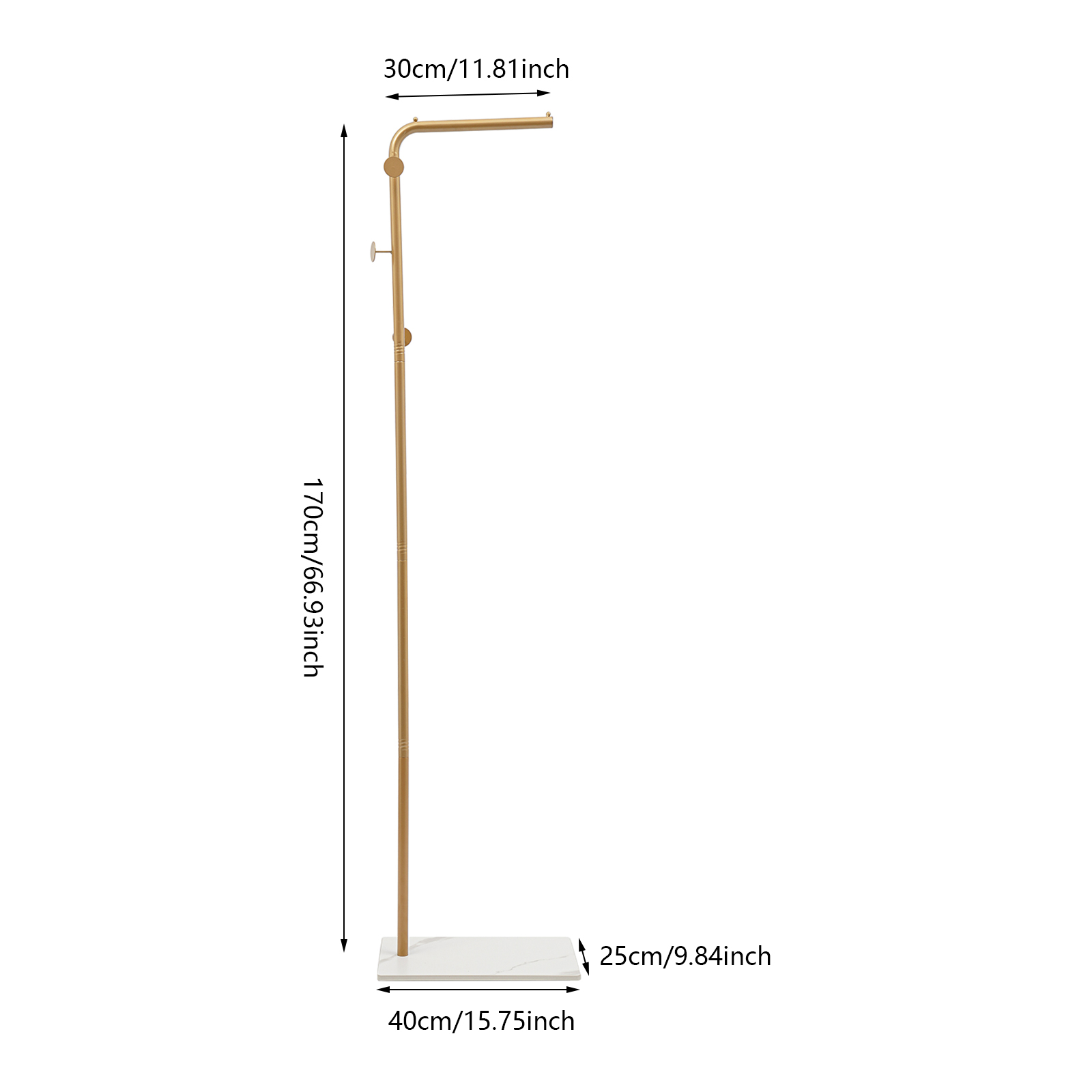 170cm L-shape Coat Rack Hat Ba - Coat Rack Standing のレビューと価格