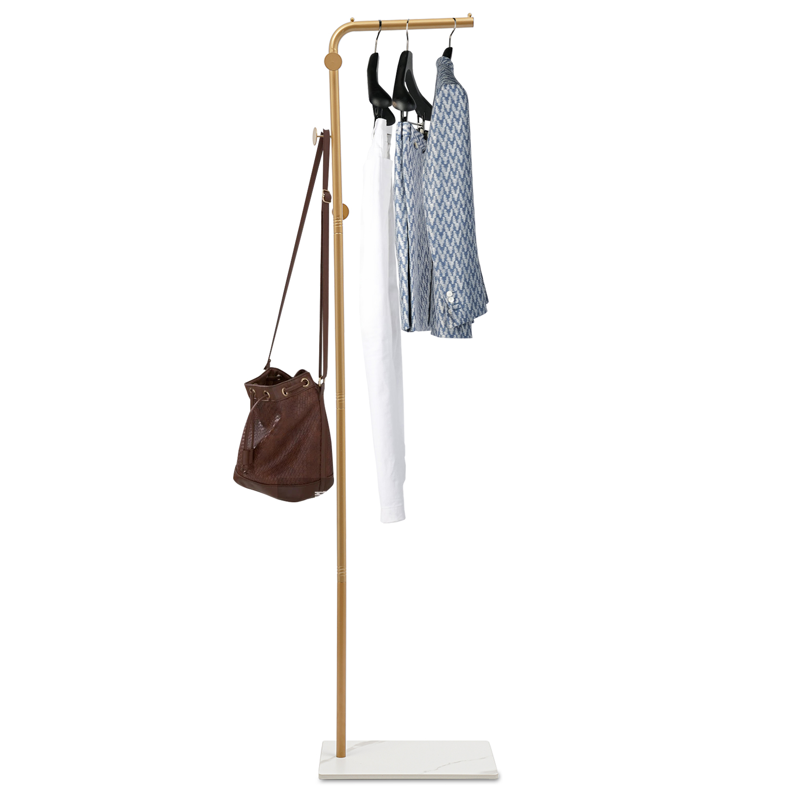 170cm L-shape Coat Rack Hat Ba - Coat Rack Standing のレビューと価格