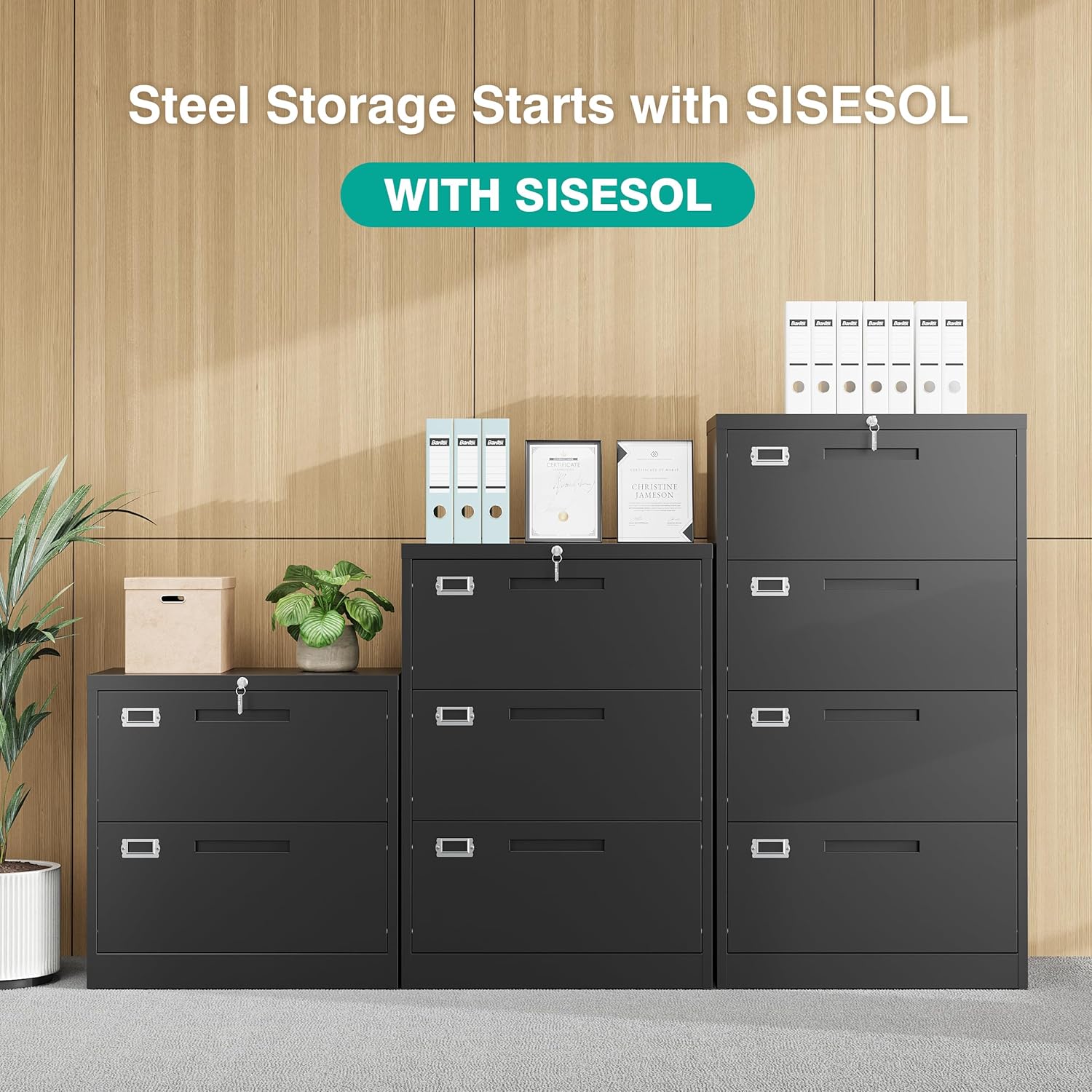 4 Drawer Lateral File Cabinet  - File Cabinet Lateral のレビューと価格
