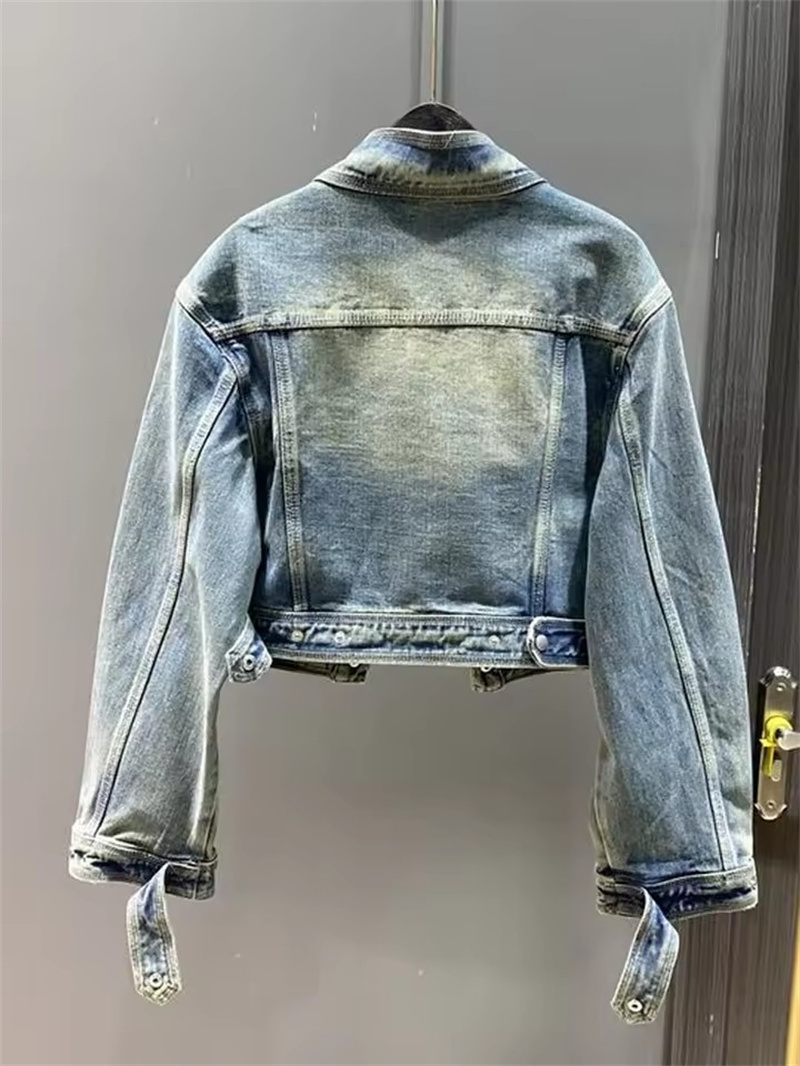 Vintage Short Denim Jacket Wom - Coat Rack Standing のレビューと価格