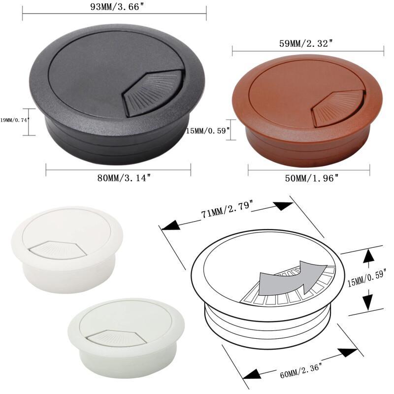 1Pcs Cable Hole Cover Cord Gro - Office Furniture Suppliers のレビューと価格