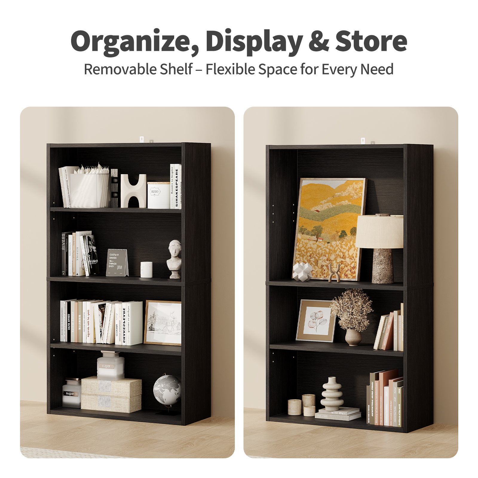 JHK 3-4 Tier Wooden Shelf Book - Office Furniture Plan のレビューと価格