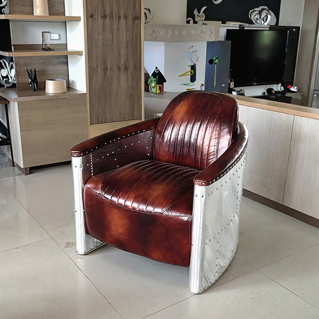 Vintage industrial leather dur - Office Furniture Loft のレビューと価格