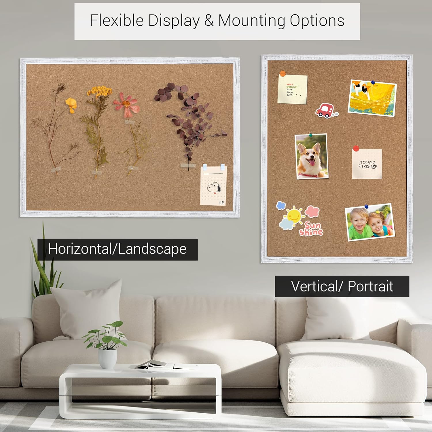 Cork Bulletin Board 36x48, Whi - Bulletin Board Cork のレビューと価格