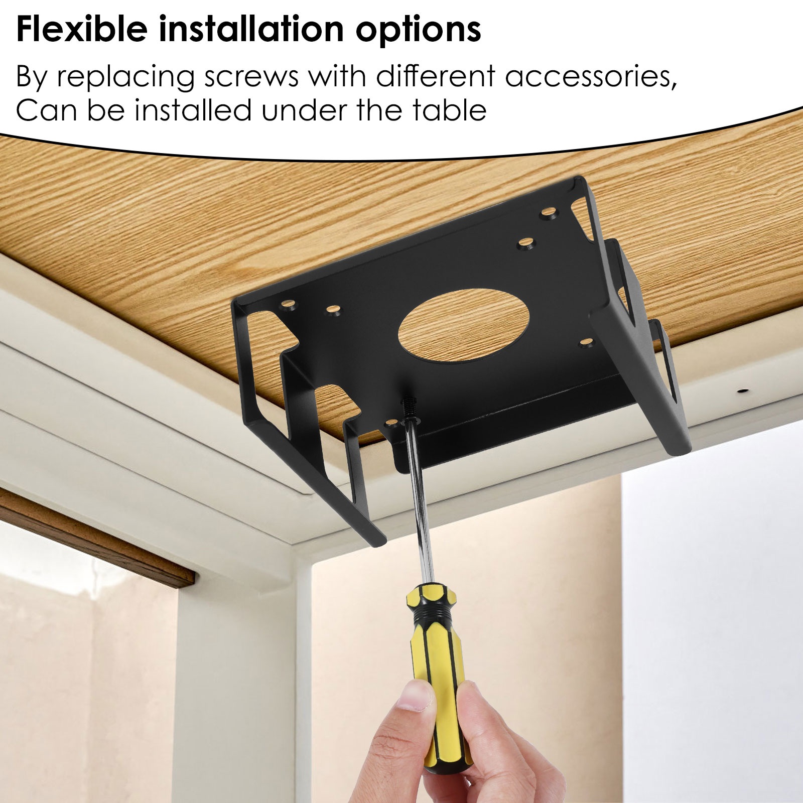 Under Desk Monitor Holder Carb - Wall Mounted Desk Fold のレビューと価格