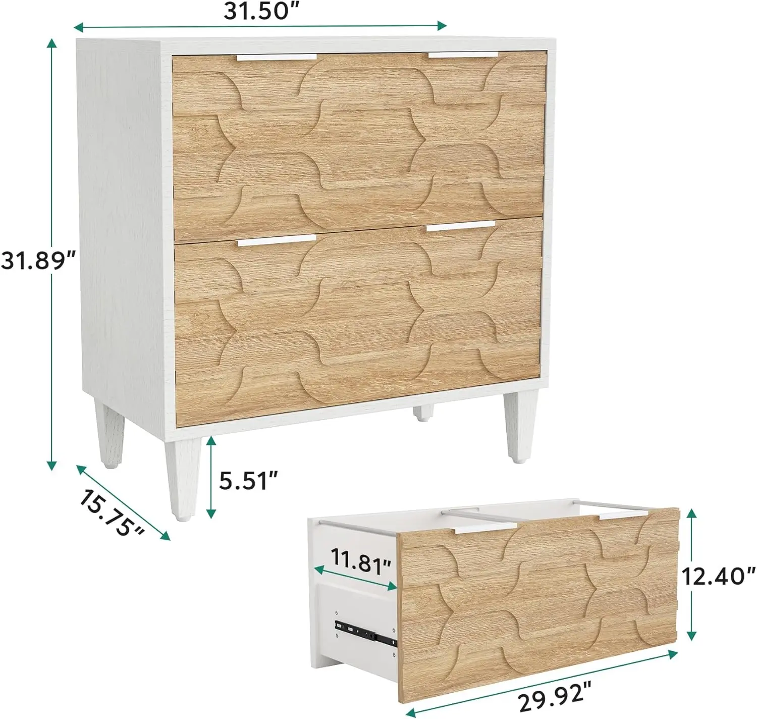 Lateral Filing Cabinet Two Dra - File Cabinet Lateral のレビューと価格