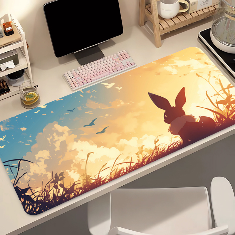 Anime Mouse Pad Pokemon Eevee  - Office Furniture China のレビューと価格