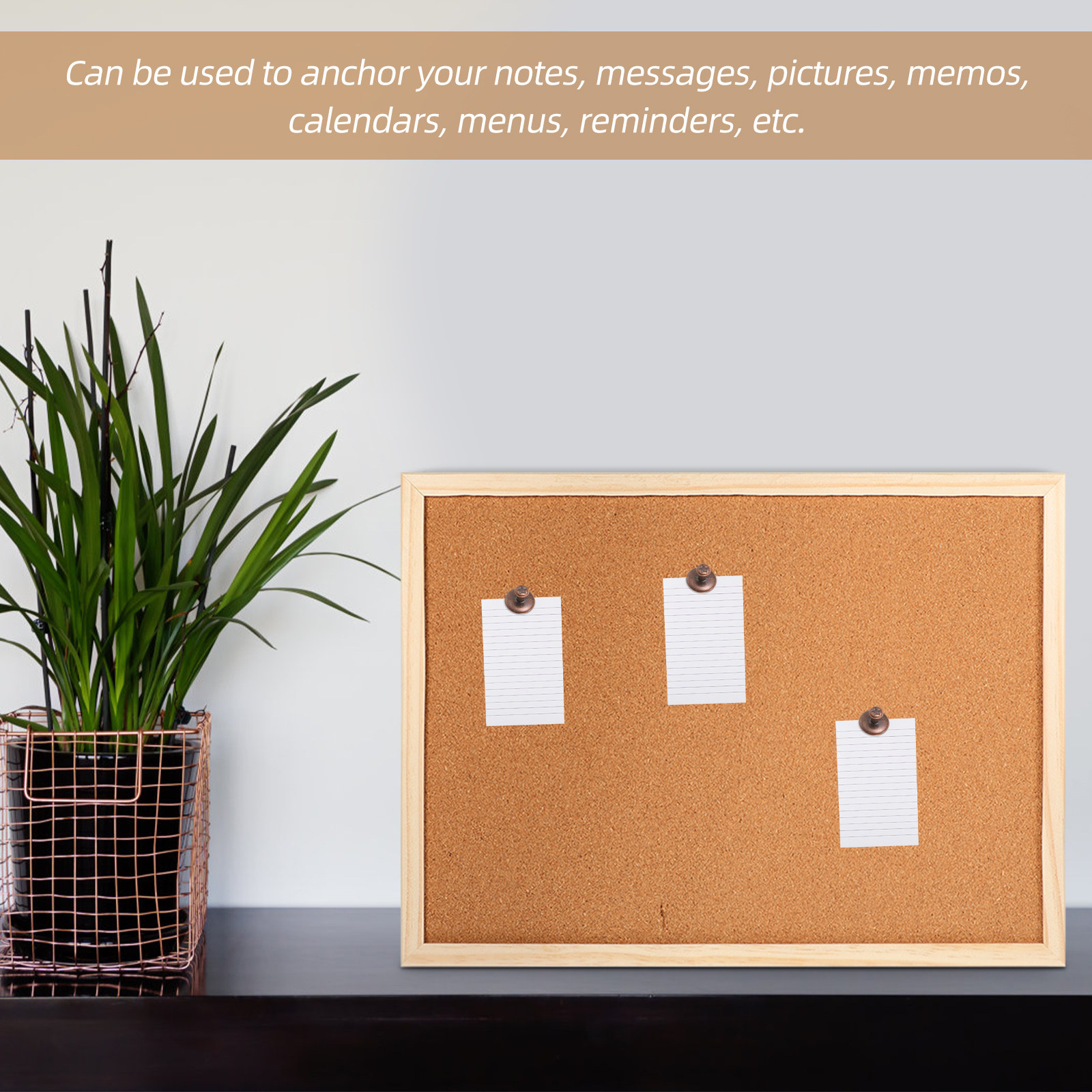 1Set Exquisite Wood Trim Cork  - Bulletin Board Cork のレビューと価格