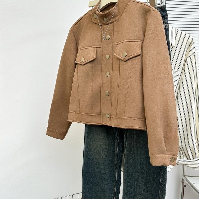 Retro Casual Short Jacket Thin - Coat Rack Standing のレビューと価格