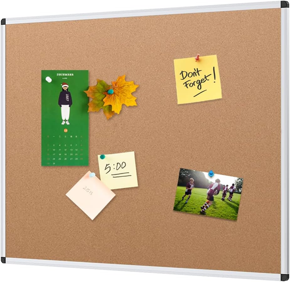 48x36 Inch Cork Bulletin Board - Bulletin Board Cork のレビューと価格