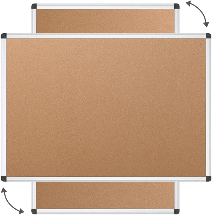 48x36 Inch Cork Bulletin Board - Bulletin Board Cork のレビューと価格