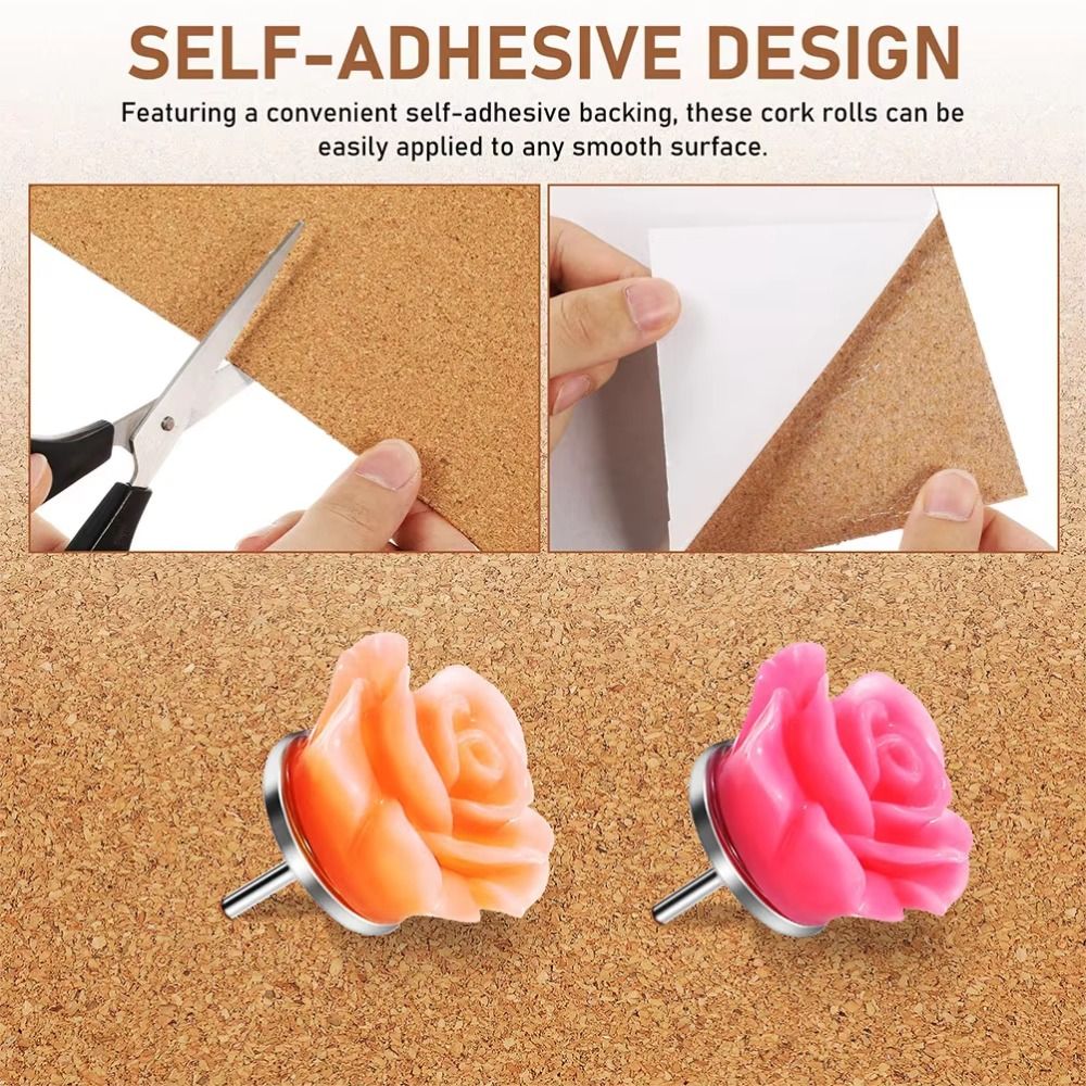 1m Self-Adhesive Cork Roll 2mm - Bulletin Board Cork のレビューと価格