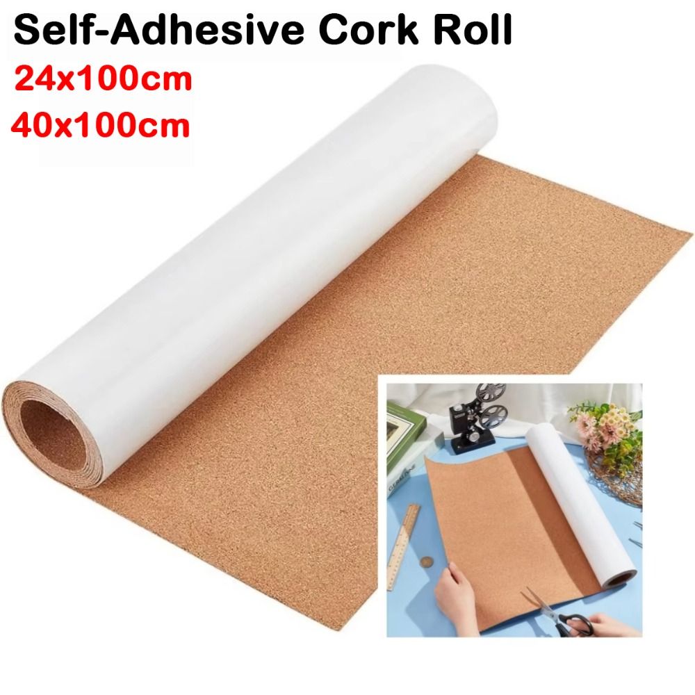 1m Self-Adhesive Cork Roll 2mm - Bulletin Board Cork のレビューと価格