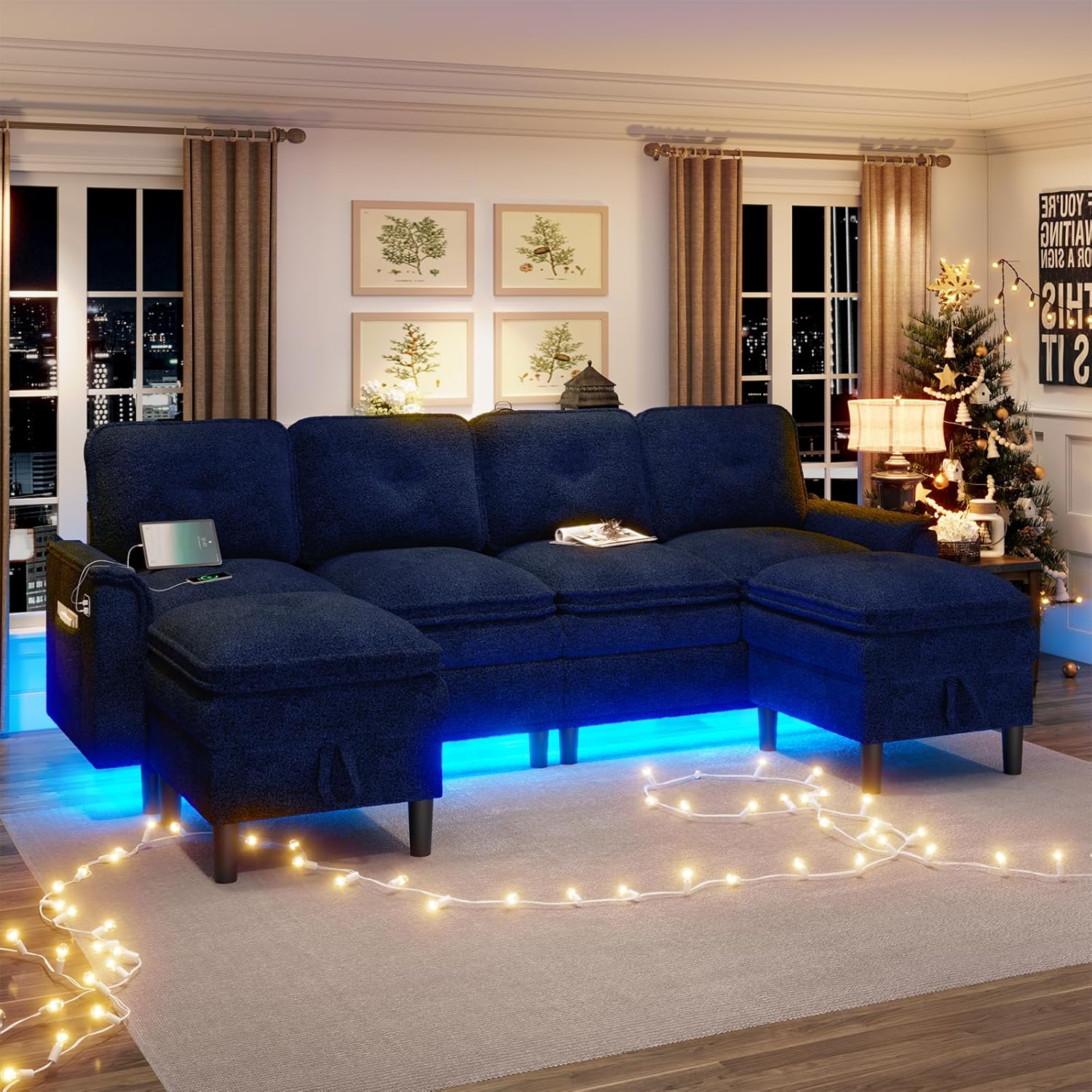 U/L Shaped 4 Seat Sectional So - Office Furniture Plan のレビューと価格