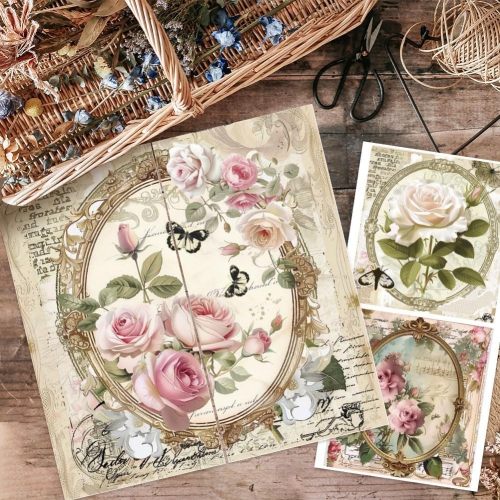3pcs/Set Rose Rub on Transfers - Office Furniture Plan のレビューと価格