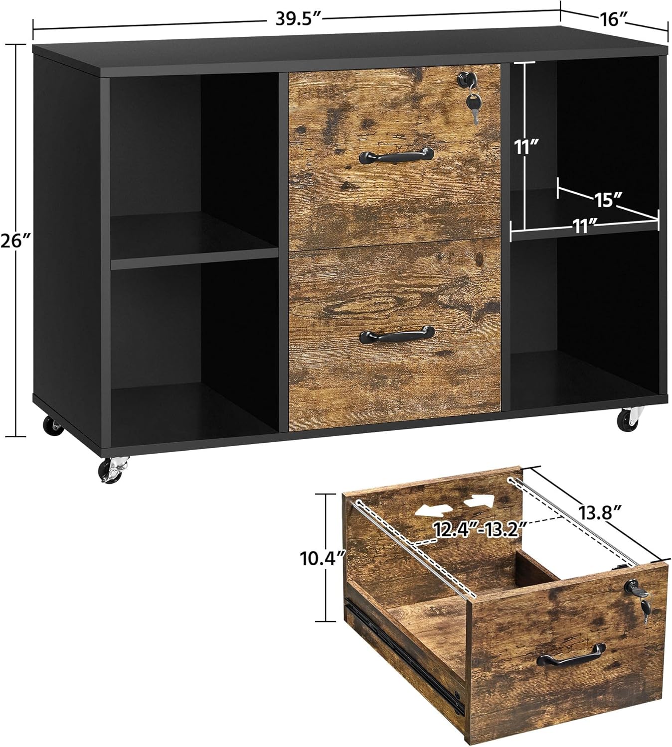 2-Drawer Lateral File Cabinet  - File Cabinet Lateral のレビューと価格