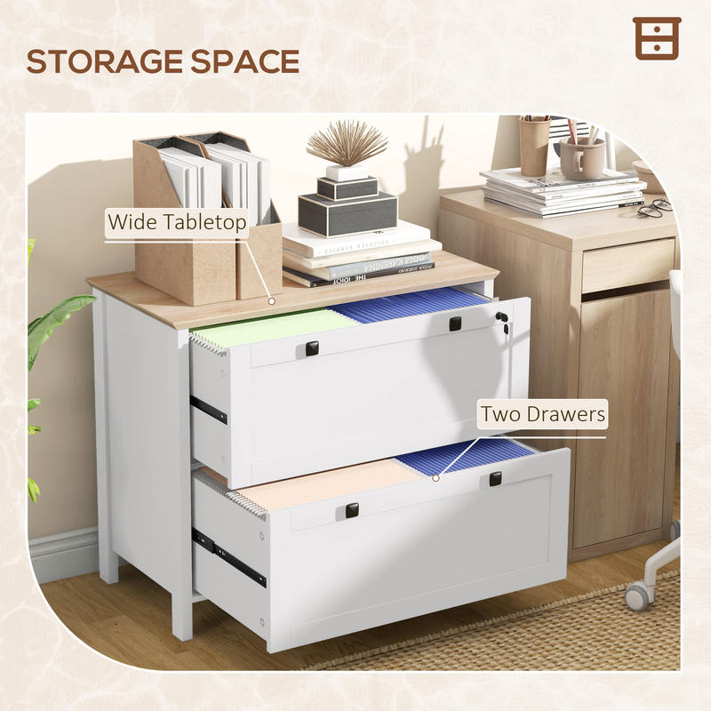 Lateral File Cabinet, 2 Drawer - File Cabinet Lateral のレビューと価格