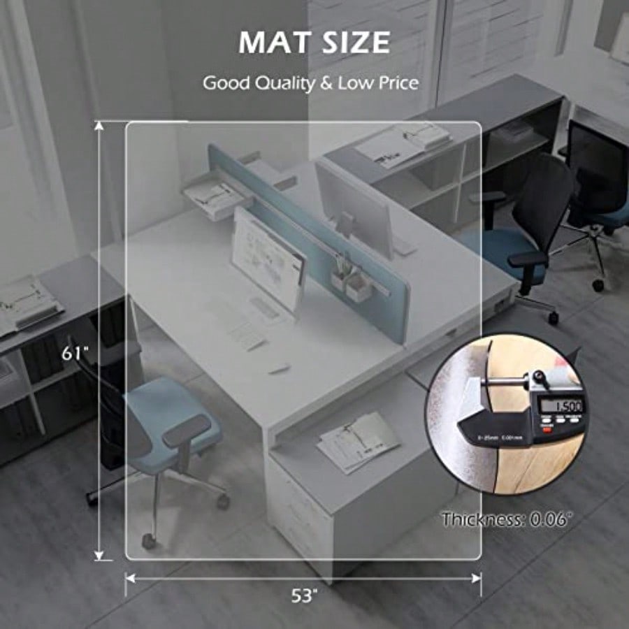 Office Chair Mat for Hard Floo - Chair Mat Hard Floor のレビューと価格