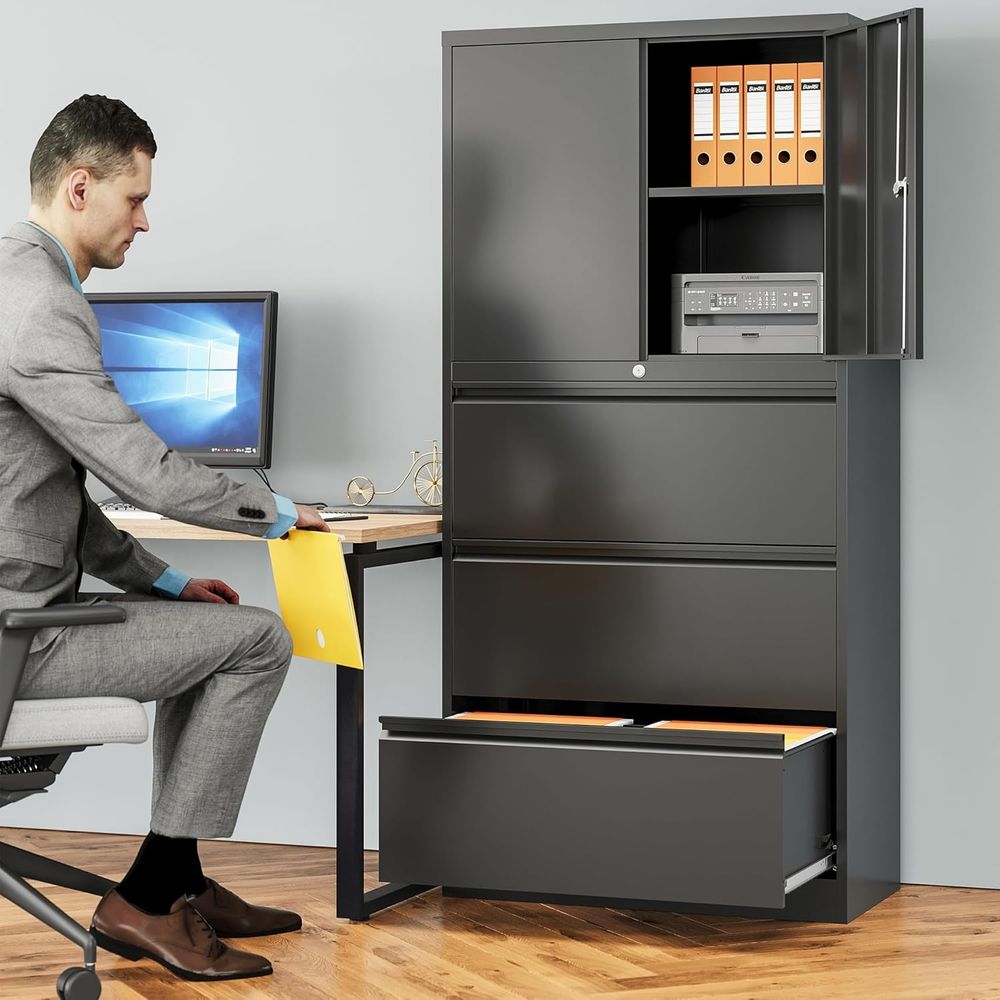 Durable Metal Lateral File Cab - File Cabinet Lateral のレビューと価格