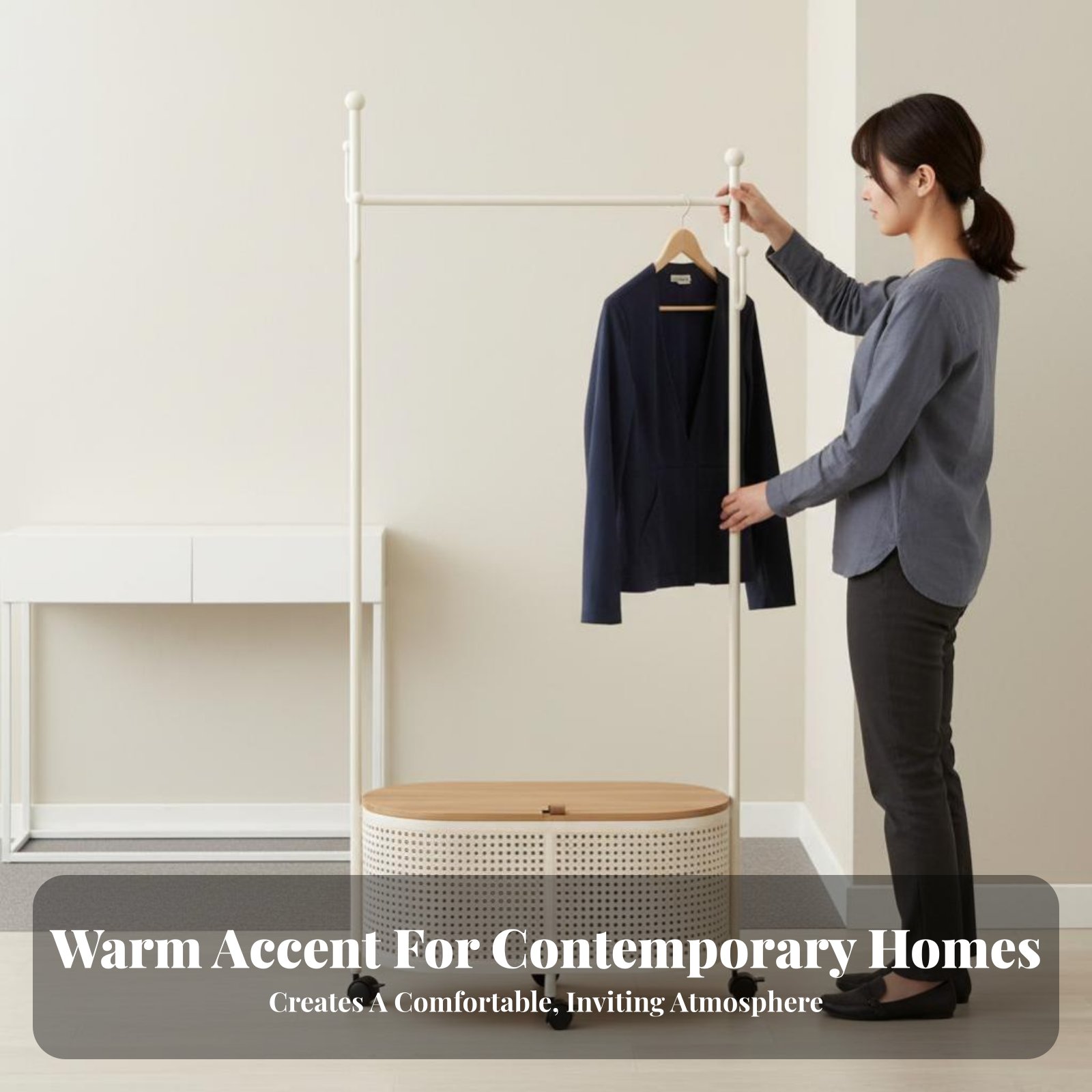 Rolling Clothes Rack Freestand - Coat Rack Standing のレビューと価格