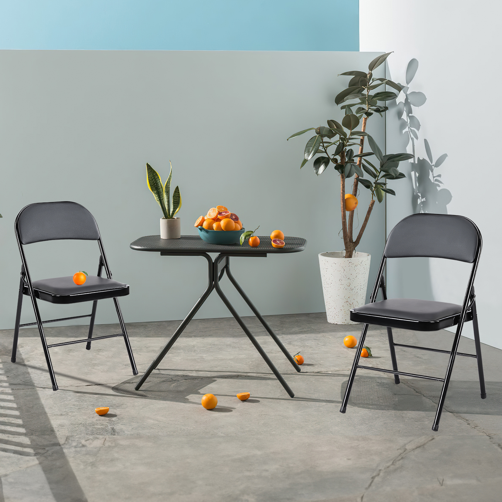 JHK Leather Padded Folding Cha - Office Furniture Plan のレビューと価格