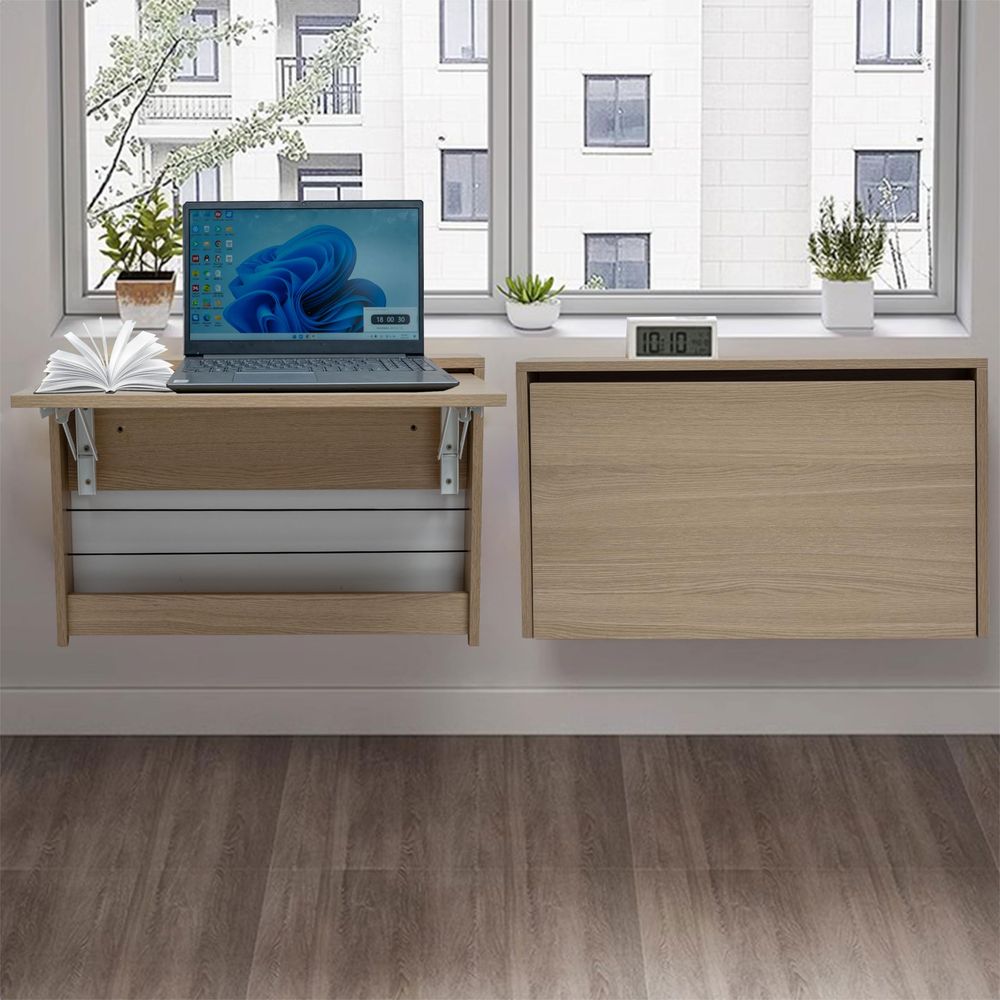 Mounted Folding Table, Floatin - Wall Mounted Desk Fold のレビューと価格