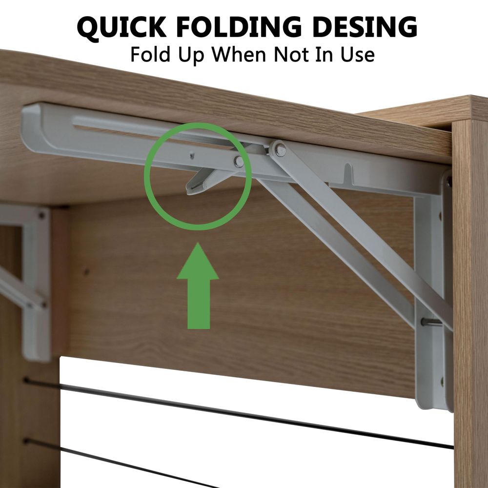 Mounted Folding Table, Floatin - Wall Mounted Desk Fold のレビューと価格