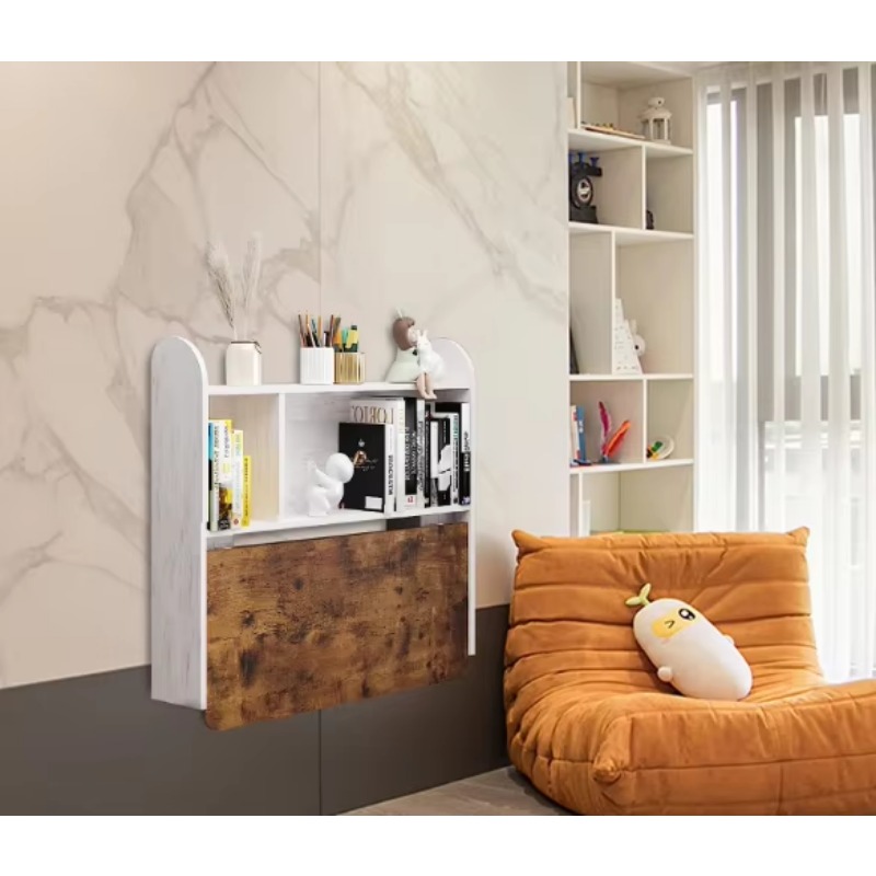 Household wall-mounted study t - Wall Mounted Desk Fold のレビューと価格