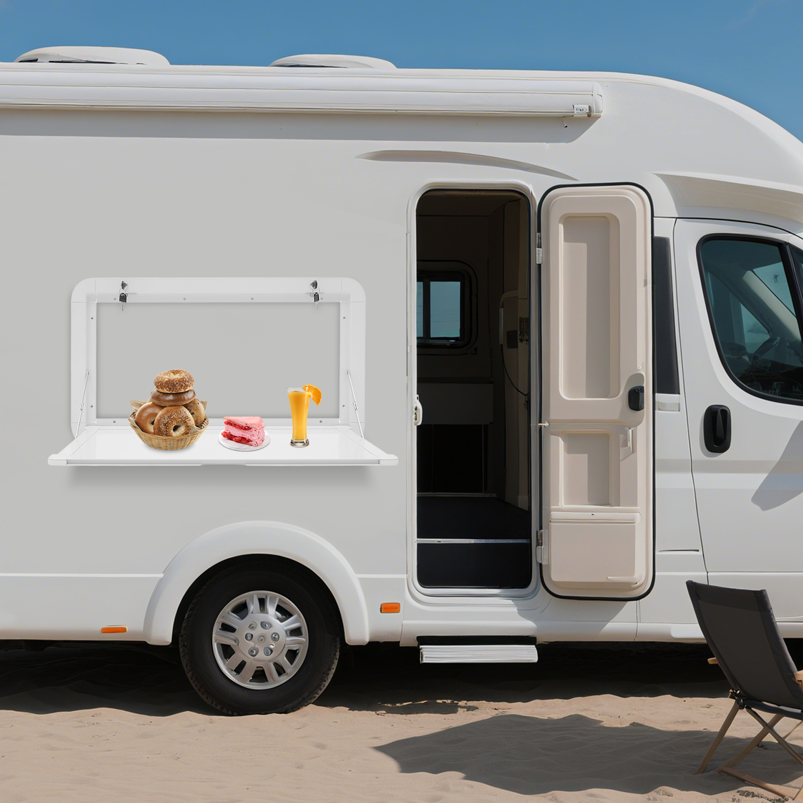 RV Wall-mounted Caravan RV Fli - Wall Mounted Desk Fold のレビューと価格