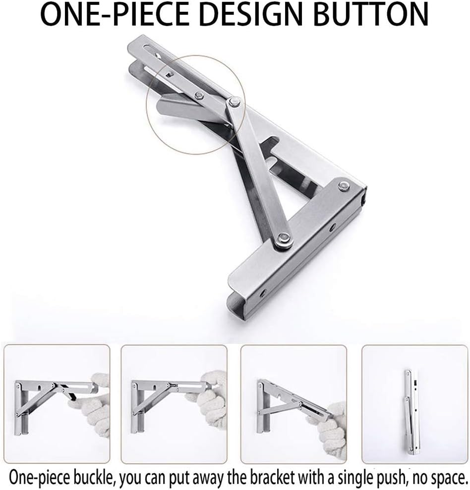 2PCS Folding Bracket for Shelf - Wall Mounted Desk Fold のレビューと価格