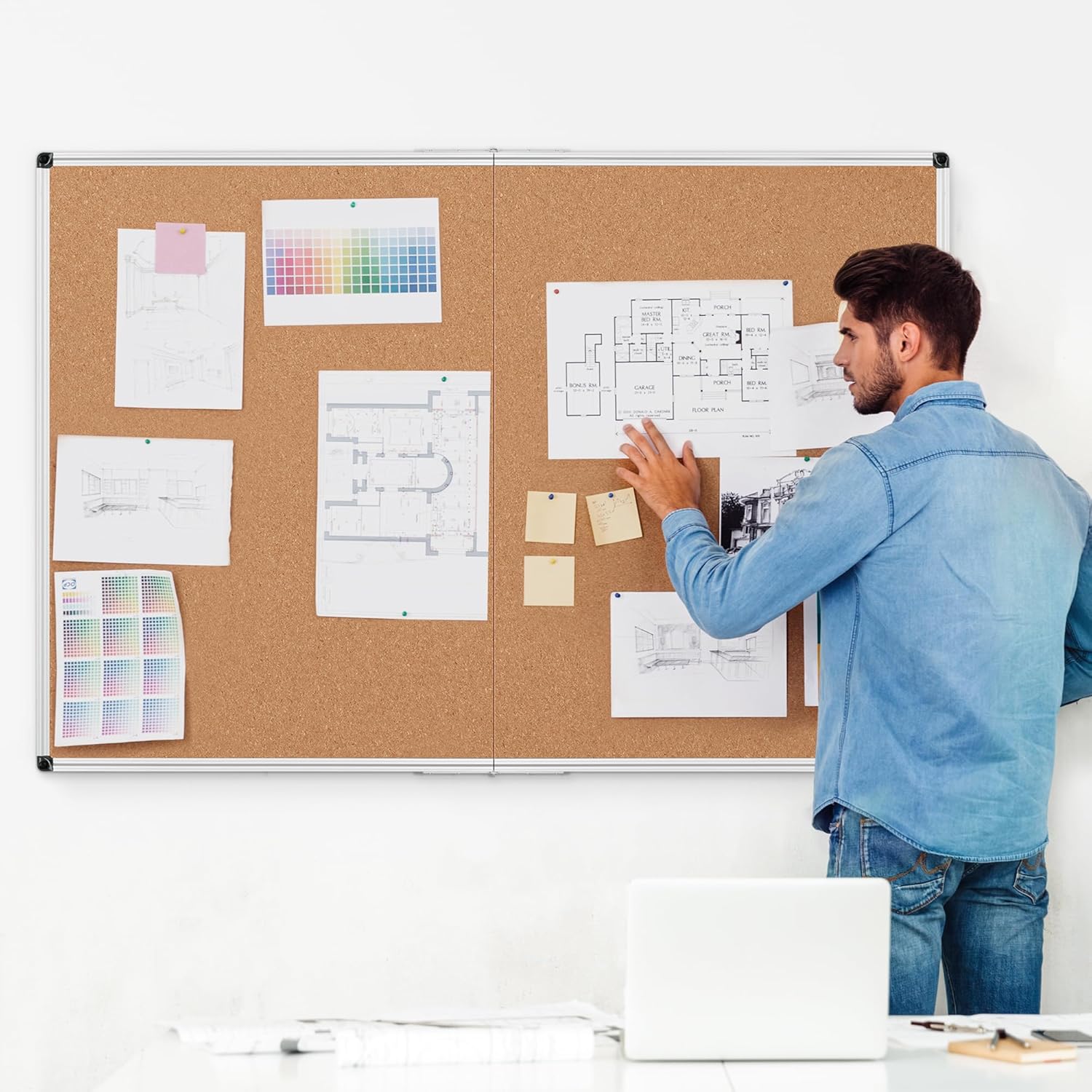 Cork Board Bulletin Board 36x4 - Bulletin Board Cork のレビューと価格
