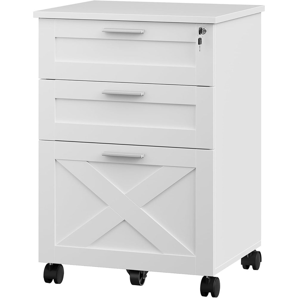 3-Drawer Rolling File Cabinet  - Office Furniture Plan のレビューと価格
