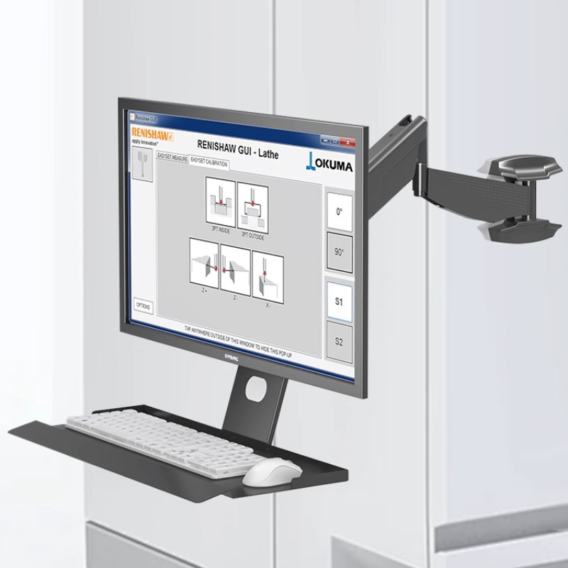 Heavy Duty Monitor Mount Rack  - Wall Mounted Desk Fold のレビューと価格
