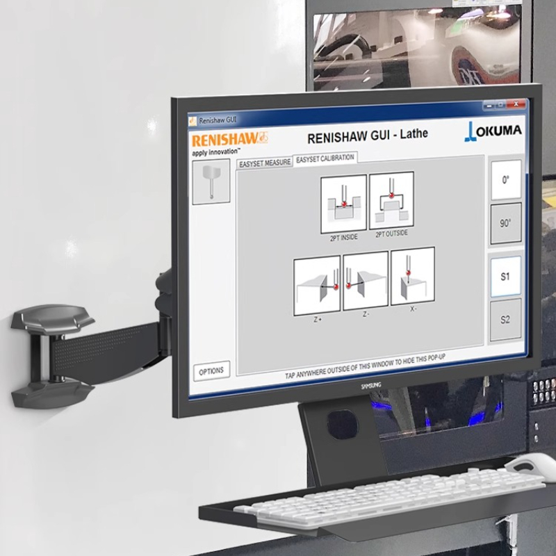 Heavy Duty Monitor Mount Rack  - Wall Mounted Desk Fold のレビューと価格