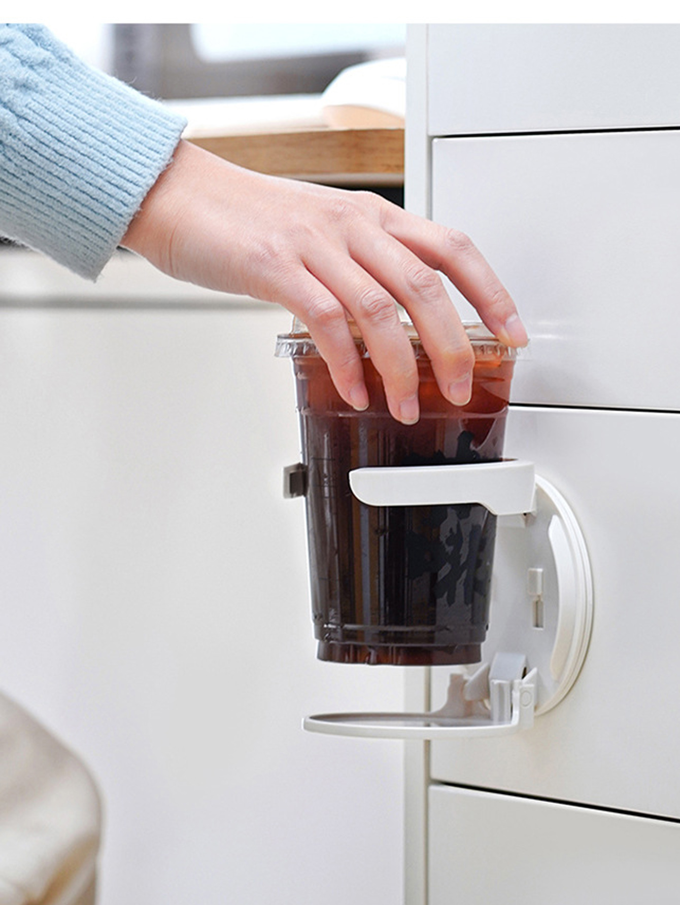 1Pcs No Punching Folding Cup H - Wall Mounted Desk Fold のレビューと価格