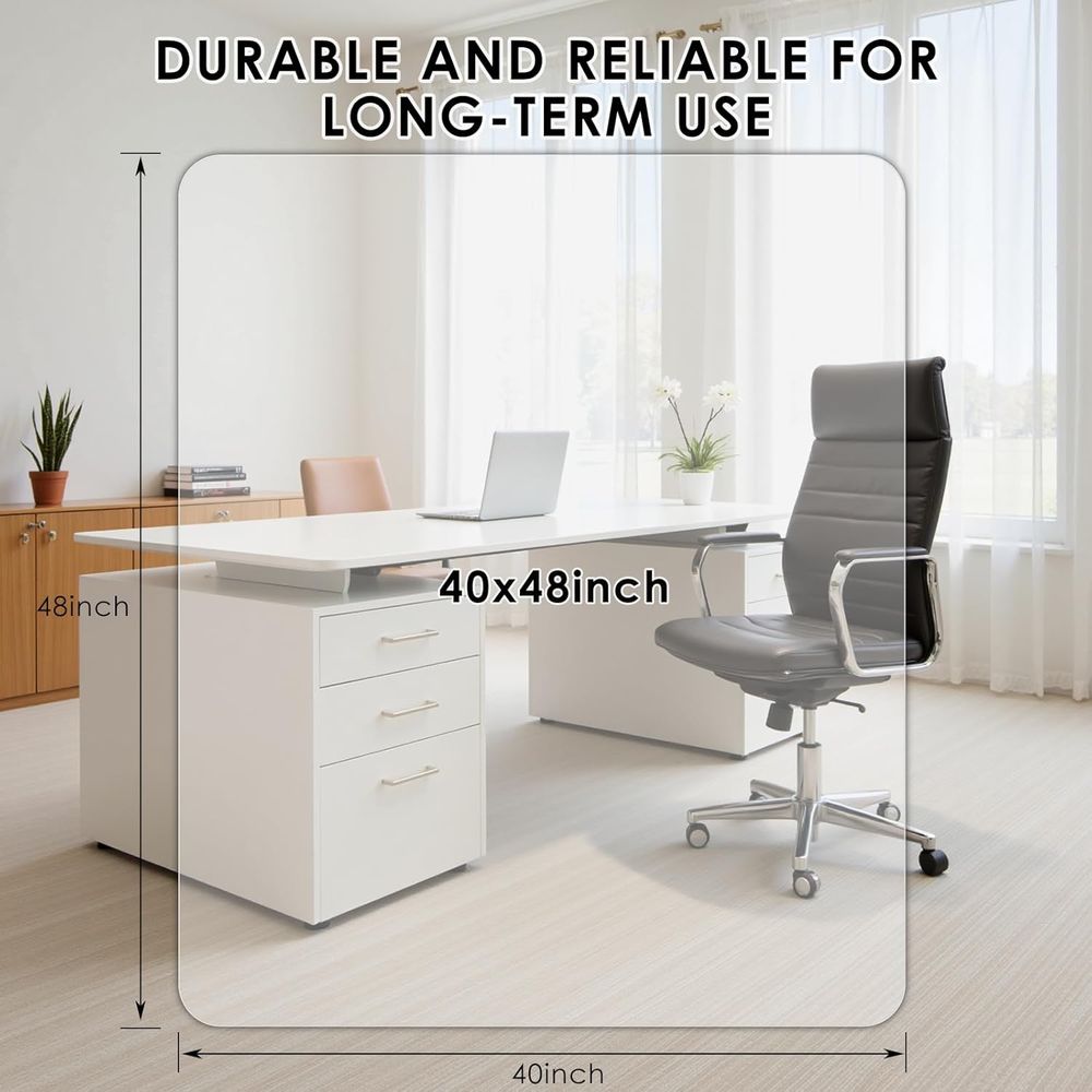 Dual Layer 1/5 Thick Heavy Dut - Chair Mat Hard Floor のレビューと価格