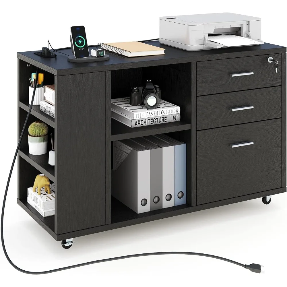 File Cabinet with Charging Sta - File Cabinet Lateral のレビューと価格